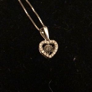 Kay Jewelers Silver Rhythm Heart Necklace